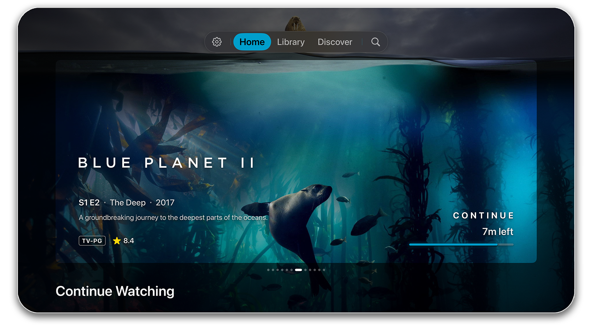 Neptune Home screen